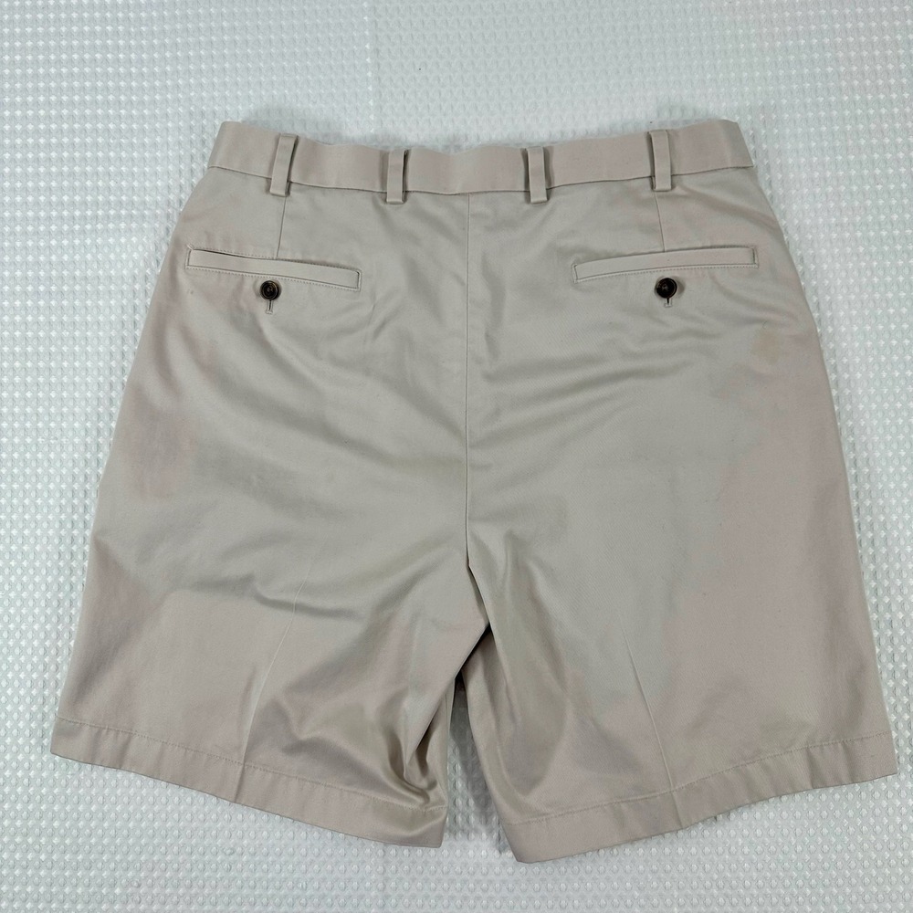 Brooks Brothers‎ Advantage Chino Mens Shorts W35 Pleated Flat Light Weight READ - Picture 2 of 12